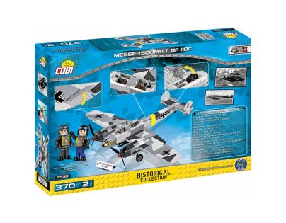 Cobi 5538 SMALL ARMY – II WW Messerschmitt BF110, 370 k, 2 f