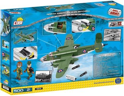 Cobi 5541 Small Army North American B-25 Mitchell 500 k 2 f