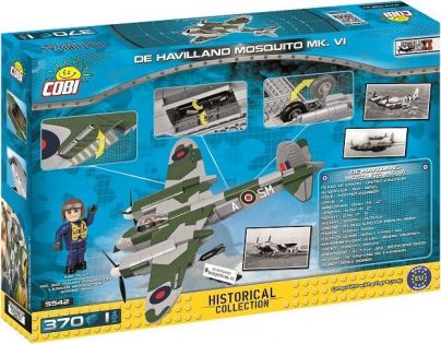 Cobi 5542 SMALL ARMY – II WW De Havilland Mosquito, 370 k, 1 f