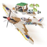 COBI 5545 II WW Supermarine Spitfire Púštna letisko, 400 k, 2 f COBI 5545 II WW Supermarine Spitfire Púštna letisko, 400 k, 2 f
