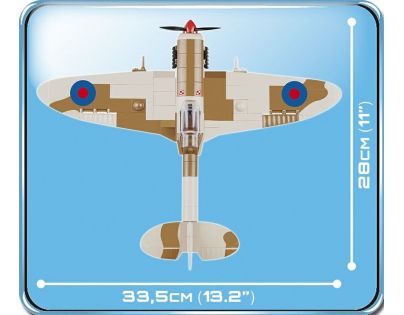 COBI 5545 II WW Supermarine Spitfire Púštna letisko, 400 k, 2 f