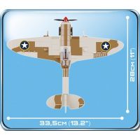 COBI 5546 II WW Supermarine Spitfire Hangár, 500 k, 3 f 2