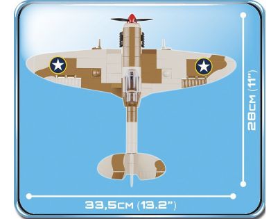 COBI 5546 II WW Supermarine Spitfire Hangár, 500 k, 3 f