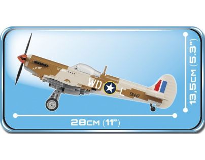 COBI 5546 II WW Supermarine Spitfire Hangár, 500 k, 3 f