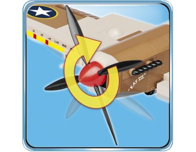 COBI 5546 II WW Supermarine Spitfire Hangár, 500 k, 3 f