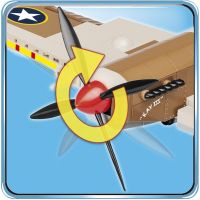 COBI 5546 II WW Supermarine Spitfire Hangár, 500 k, 3 f 6