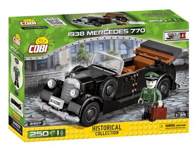 Cobi 2407 Malá armáda II. svetová vojna Nemecké vládne vozidlo 1938 Mercedes 770