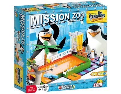 Cobi Tučňáci z Madagaskaru 26180 Hra Mise ZOO
