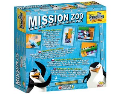 Cobi Tučňáci z Madagaskaru 26180 Hra Mise ZOO