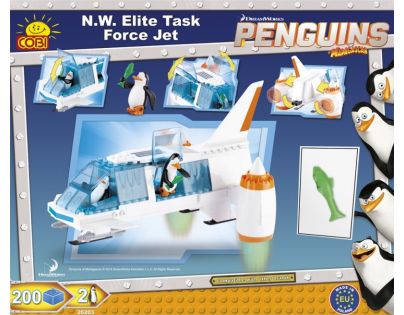 Cobi 26203 Tučňáci z Madagascaru Letadlo VTOL