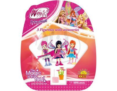 Cobi Winx 25003 Tři figurky v blistru