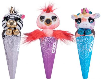 Zuru Coco Fantasy plyšové zvieratko s prekvapením Plameniak 24 cm