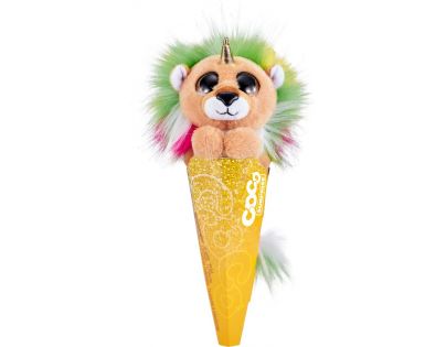 Zuru Coco Fantasy plyšové zvieratko s prekvapením Levíčok 24 cm