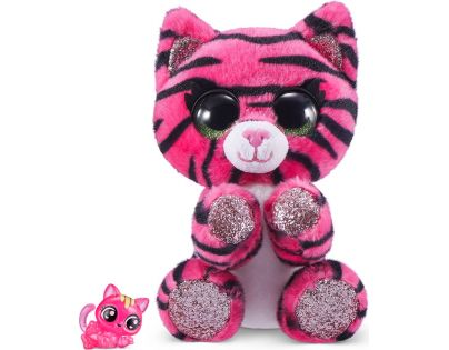 Zuru Coco Neon plyšové zvieratko s prekvapením Mačička 24 cm