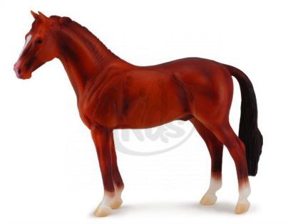 Hannoverský hřebec kaštanový 13cm - Figurky Collecta