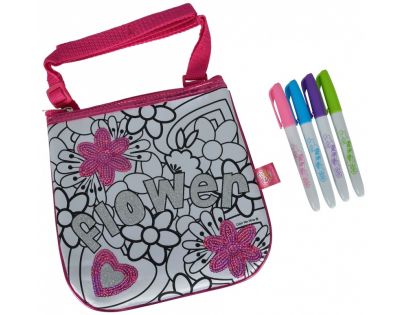 Color Me Mine Sequin Tote mini kabelka - Nápis Flower