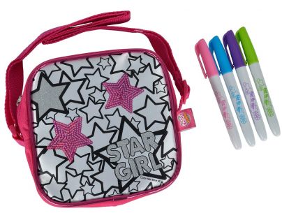 Color Me Mine Sequin Tote mini kabelka - Nápis Star Girl