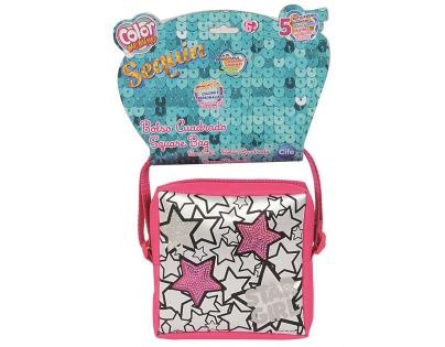 Color Me Mine Sequin Tote mini kabelka - Nápis Star Girl