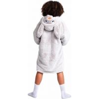 Cozy Noxxiez CH321 Králik hrejivá televízna mikinová deka s kapucňou pre deti 7 - 12 rokov 2