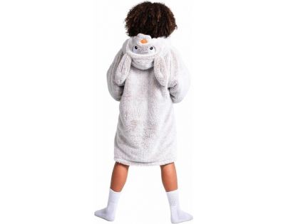 Cozy Noxxiez CH321 Králik hrejivá televízna mikinová deka s kapucňou pre deti 7 - 12 rokov