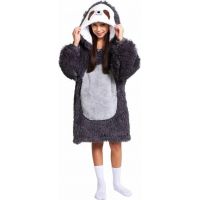 Cozy Noxxiez CH322 Leňochod hrejivá televízna mikinová deka s kapucňou pre deti 7 - 12 rokov