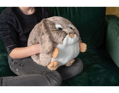 Cozy Noxxiez Králik Hrejivý plyšový vankúš 3 v 1