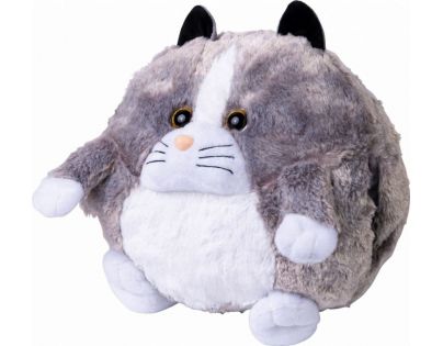 Cozy Noxxiez Mačka hrejivý plyšový vankúš 3 v 1