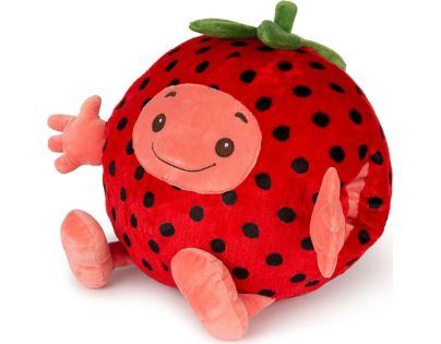 Cozy Noxxiez Jahoda Hrejivý plyšový vankúš 3 v 1