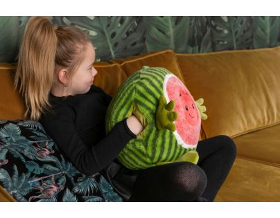 Cozy Noxxiez Melón Hrejivý plyšový vankúš 3 v 1