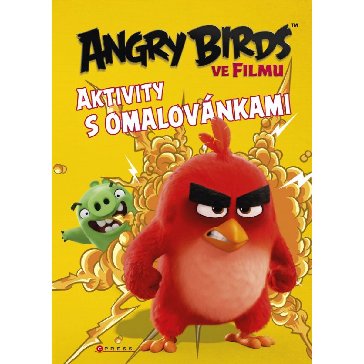 Cprees Angry Birds ve filmu Aktivity s omalovánkami od 4 let CZ verzia