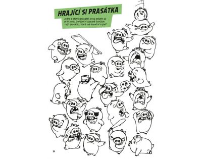 Cprees Angry Birds ve filmu Aktivity s omalovánkami od 4 let CZ verzia