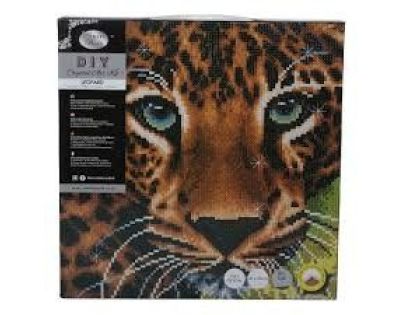 Craft Buddy Crystal Art plátno Leopard
