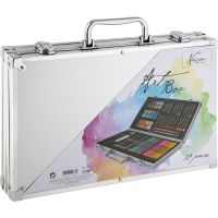 Craft Creative Umelecký kufrík kovový naplnený 4