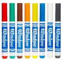 Crayola Fixy na okna 8 ks 2