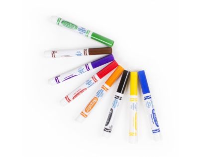 Crayola Fixy vypratelné s širším hrotem 8 ks