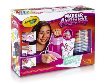 Crayola Marker Airbrush kreslící studio růžové