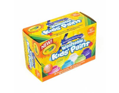 Crayola Neónové temperové farby 6 ks