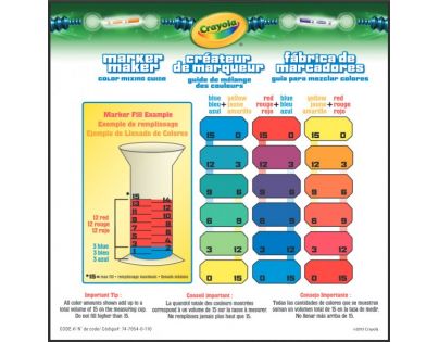 Crayola Továrna na fixy Modrá