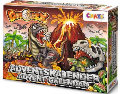 Craze Adventný kalendár Dino Playset