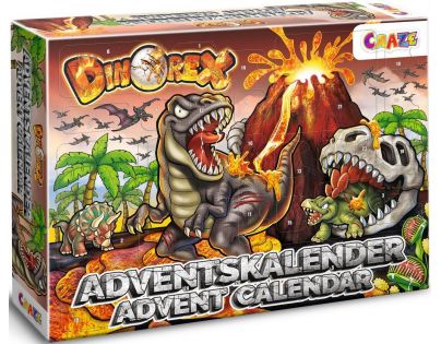 Craze Adventný kalendár Dino Playset