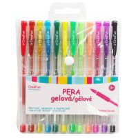 CreaFun - Gélové perá 12 farieb