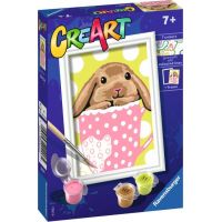 CreArt Roztomilý králik v hrnčeku 2
