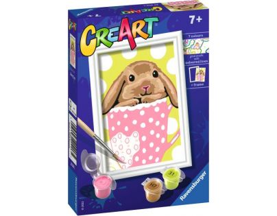 CreArt Roztomilý králik v hrnčeku
