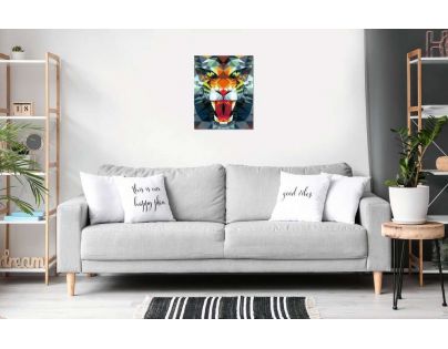 CreArt Polygónový tiger