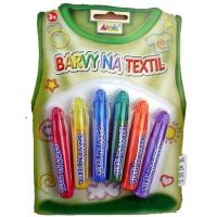 Creatoys Farby na textil na blistri 6x7ml
