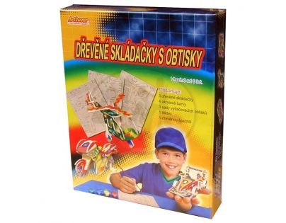 Dřevěné skládačky s obtisky Creatoys