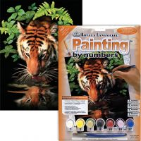 Creatoys Maľovanie 22 x 30 cm Tiger pri vode 2