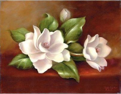 Creatoys Maľovanie na plátno 28 x 35 cm Magnólia