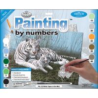Creatoys Maľovanie veľké Royal Biely tiger 2