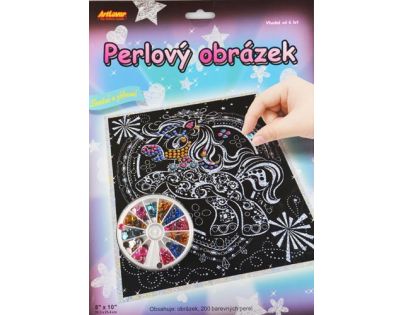 Creatoys Perlový obrázok koník